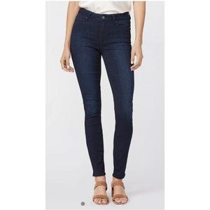 Paige Size 25 Hoxton Ultra Skinny Womens Jeans Dark Wash Stretch Mid Rise